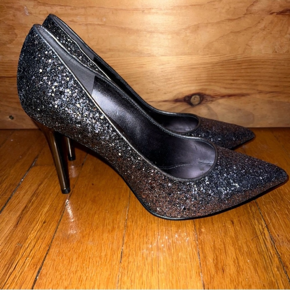 MICHAEL KORS Claire GLITTER High Heel PUMPS in Gunmetal Silver -
WOMEN'S Sz. 8.5